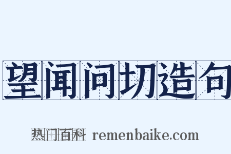 望闻问切造句是什么意思的图片
